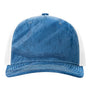 Richardson Hats Mens Printed Snapback Trucker Hat - Realtree Fishing Light Blue/White - New