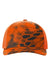 Richardson Hats 112PFP Mens Printed Snapback Trucker Hat Kryptek Inferno/Blaze Orange Flat Front