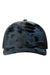 Richardson Hats 112PFP Mens Printed Snapback Trucker Hat Kryptek Neptune/Black Flat Front