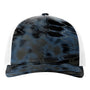 Richardson Hats Mens Printed Snapback Trucker Hat - Kryptek Neptune/White - New