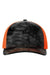 Richardson Hats 112PFP Mens Printed Snapback Trucker Hat Kryptek Typhon/Neon Orange Flat Front
