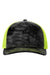 Richardson Hats 112PFP Mens Printed Snapback Trucker Hat Kryptek Typhon/Neon Yellow Flat Front
