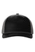Richardson Hats 112FPR Mens Adjustable Trucker Rope Hat Black/Charcoal Grey Flat Front