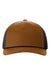 Richardson Hats 112FPR Mens Adjustable Trucker Rope Hat Caramel Brown/Black Flat Front