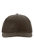 Richardson Hats 112WF Mens Fremont Snapback Trucker Hat Brown Flat Front