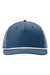 Richardson Hats 258 Mens Five Panel Classic Rope Snapback Hat Light Blue/White Flat Front