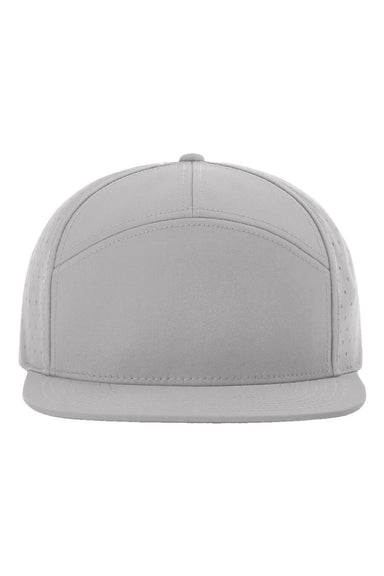 Richardson Hats 169 Mens Cannon Snapback Hat Grey Flat Front