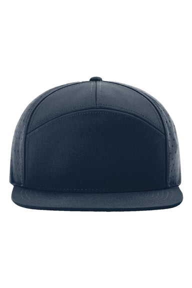 Richardson Hats 169 Mens Cannon Snapback Hat Light Navy Blue Flat Front
