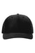 Richardson Hats 835 Mens Tilikum Snapback Hat Black Flat Front