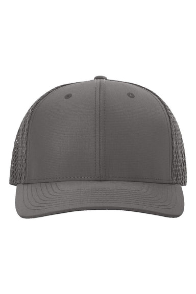Richardson Hats 835 Mens Tilikum Snapback Hat Charcoal Grey Flat Front