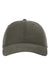 Richardson Hats 326 Mens Peach Twill Adjustable Dad Hat Army Green Flat Front
