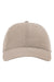 Richardson Hats 326 Mens Peach Twill Adjustable Dad Hat Dark Khaki Brown Flat Front