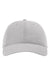 Richardson Hats 326 Mens Peach Twill Adjustable Dad Hat Grey Flat Front