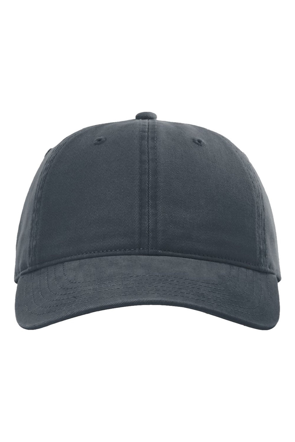 Richardson Hats 326 Mens Peach Twill Adjustable Dad Hat Navy Blue Flat Front