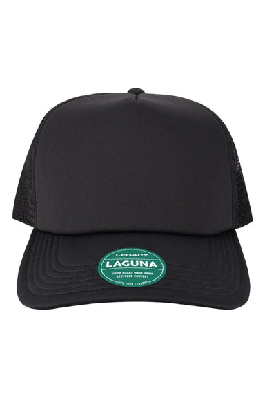 Legacy Hats LTA Mens Laguna Snapback Hat Black Flat Front