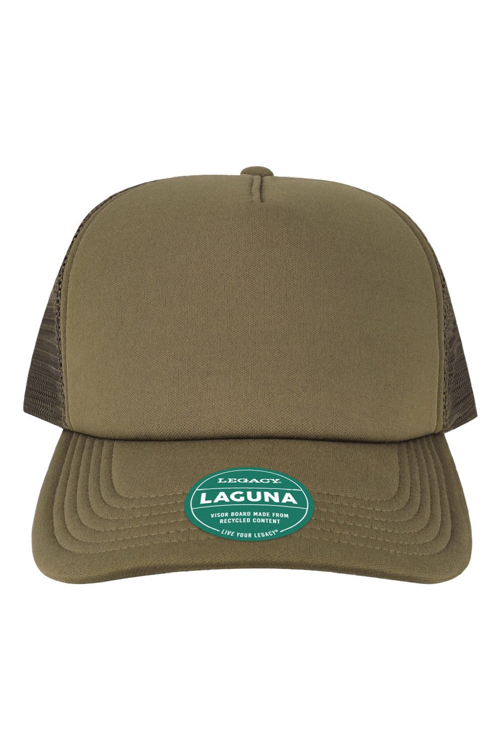 Legacy Hats LTA Mens Laguna Snapback Hat Brown Flat Front