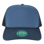 Legacy Hats Mens Laguna Snapback Hat - Dark Navy Blue/Light Navy Blue - New