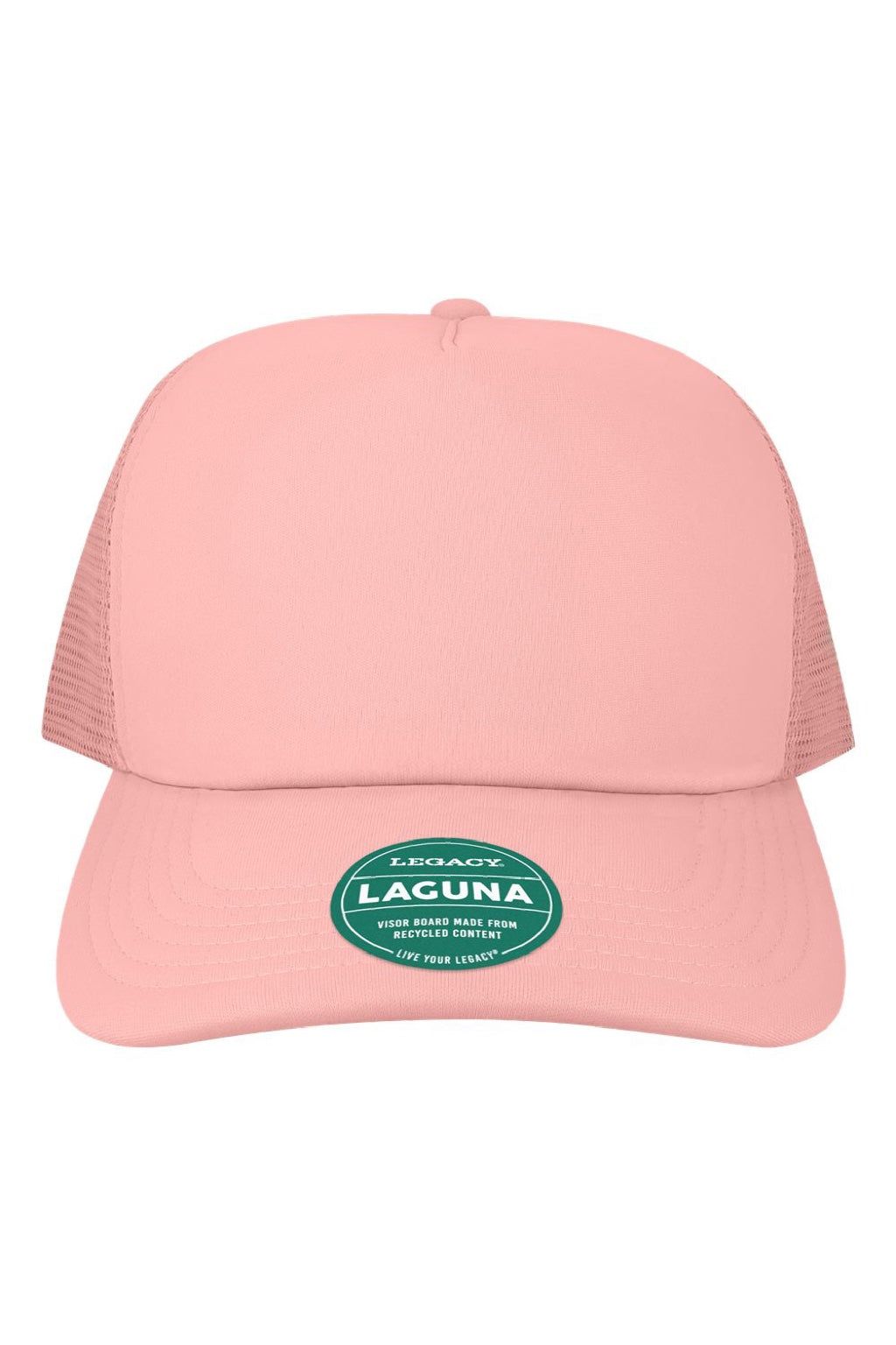 Legacy Hats LTA Mens Laguna Snapback Hat Dusty Rose Pink Flat Front