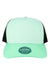 Legacy Hats LTA Mens Laguna Snapback Hat Light Mint Green/Dark Mint Green/Black Flat Front
