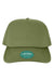 Legacy Hats LTA Mens Laguna Snapback Hat Light Olive Green Flat Front