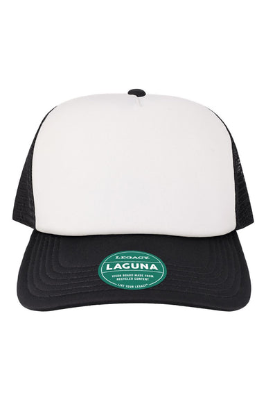 Legacy Hats LTA Mens Laguna Snapback Hat White/Black Flat Front