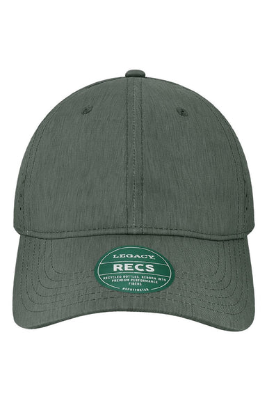 Legacy Hats RECS Mens Reclaim Sport Mesh Adjustable Hat Black Flat Front