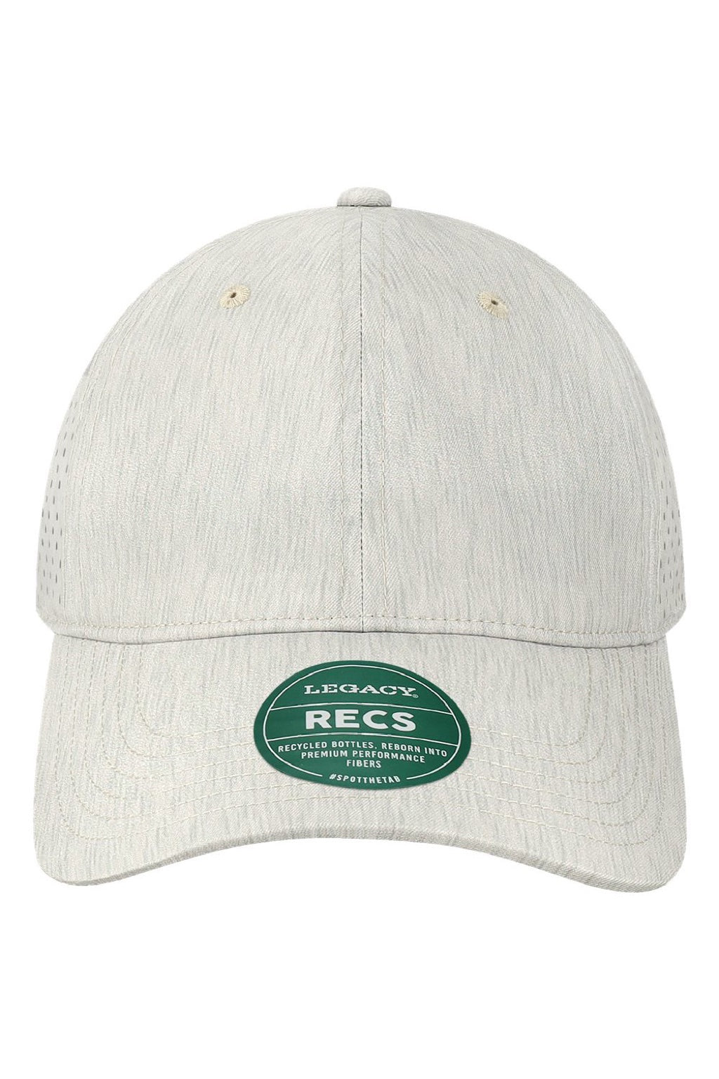 Legacy Hats RECS Mens Reclaim Sport Mesh Adjustable Hat Sand Flat Front
