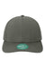 Legacy Hats B9A Mens Back Nine Adjustable Hat Dark Grey Flat Front