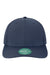 Legacy Hats B9A Mens Back Nine Adjustable Hat Navy Blue Flat Front