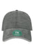 Legacy Hats TTA Mens Terra Twill Adjustable Hat Cinder Grey Flat Front