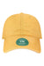 Legacy Hats TTA Mens Terra Twill Adjustable Hat Honey Yellow Flat Front