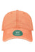 Legacy Hats TTA Mens Terra Twill Adjustable Hat Light Spice Orange Flat Front
