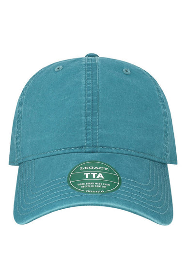 Legacy Hats TTA Mens Terra Twill Adjustable Hat Marine Blue Flat Front