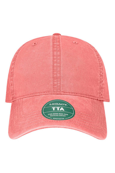 Legacy Hats TTA Mens Terra Twill Adjustable Hat Nantucket Red Flat Front