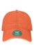 Legacy Hats TTA Mens Terra Twill Adjustable Hat Terracotta Red Flat Front