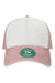 Legacy Hats TTA Mens Terra Twill Adjustable Hat White/Dusty Rose Pink Flat Front