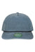 Legacy Hats SKULLY Mens Skully Snapback Hat Navy Blue Flat Front