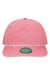 Legacy Hats SKULLY Mens Skully Snapback Hat Pink Flat Front