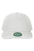 Legacy Hats SKULLY Mens Skully Snapback Hat White Flat Front