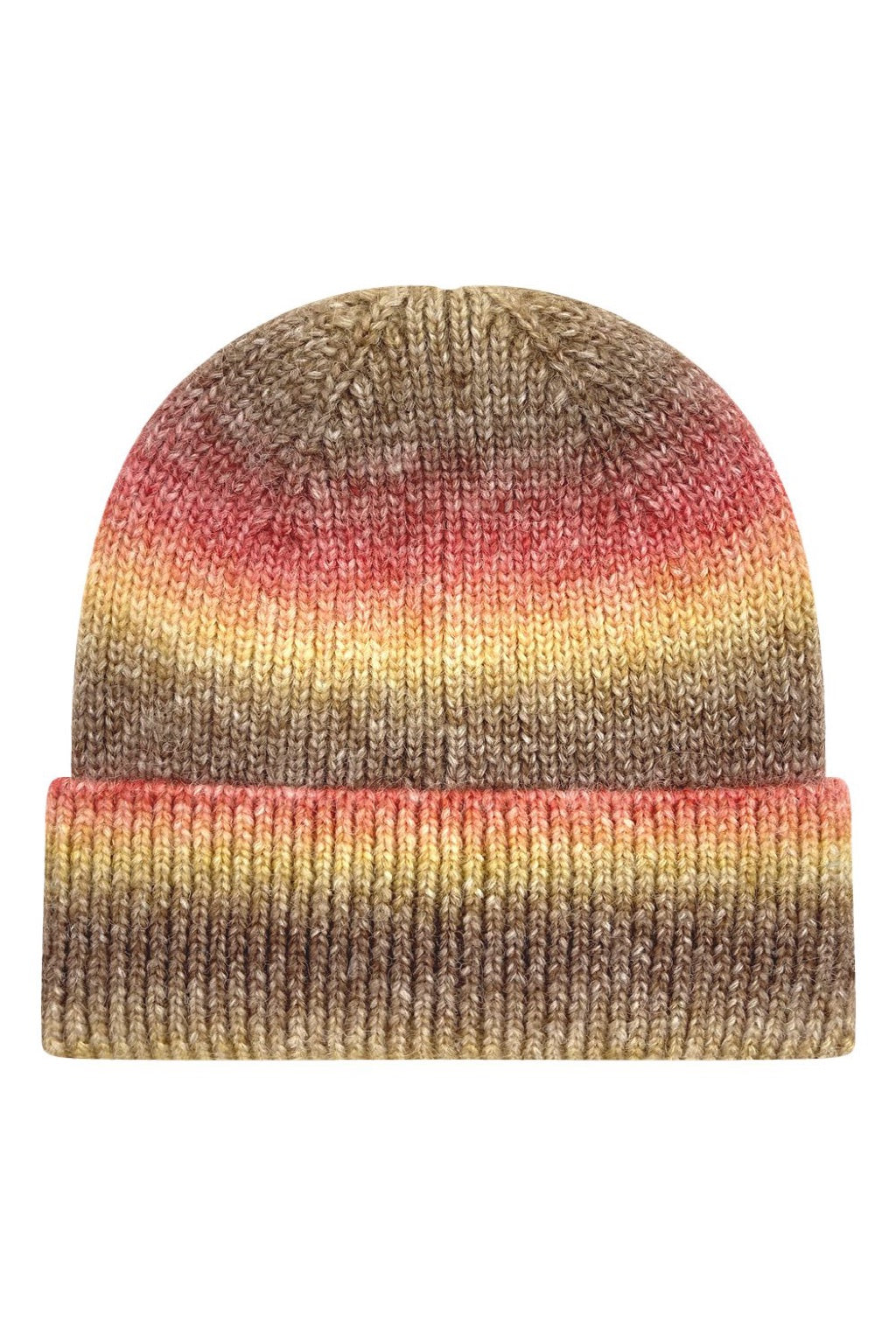 Legacy Hats KTDRB Mens Tie Dyed Ribbed Beanie Sunset Flat Front