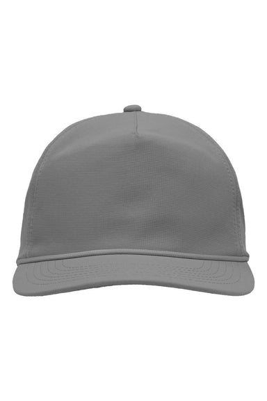 Sportsman Hats SP1200 Mens Ripstop Adjustable Hat Grey Flat Front