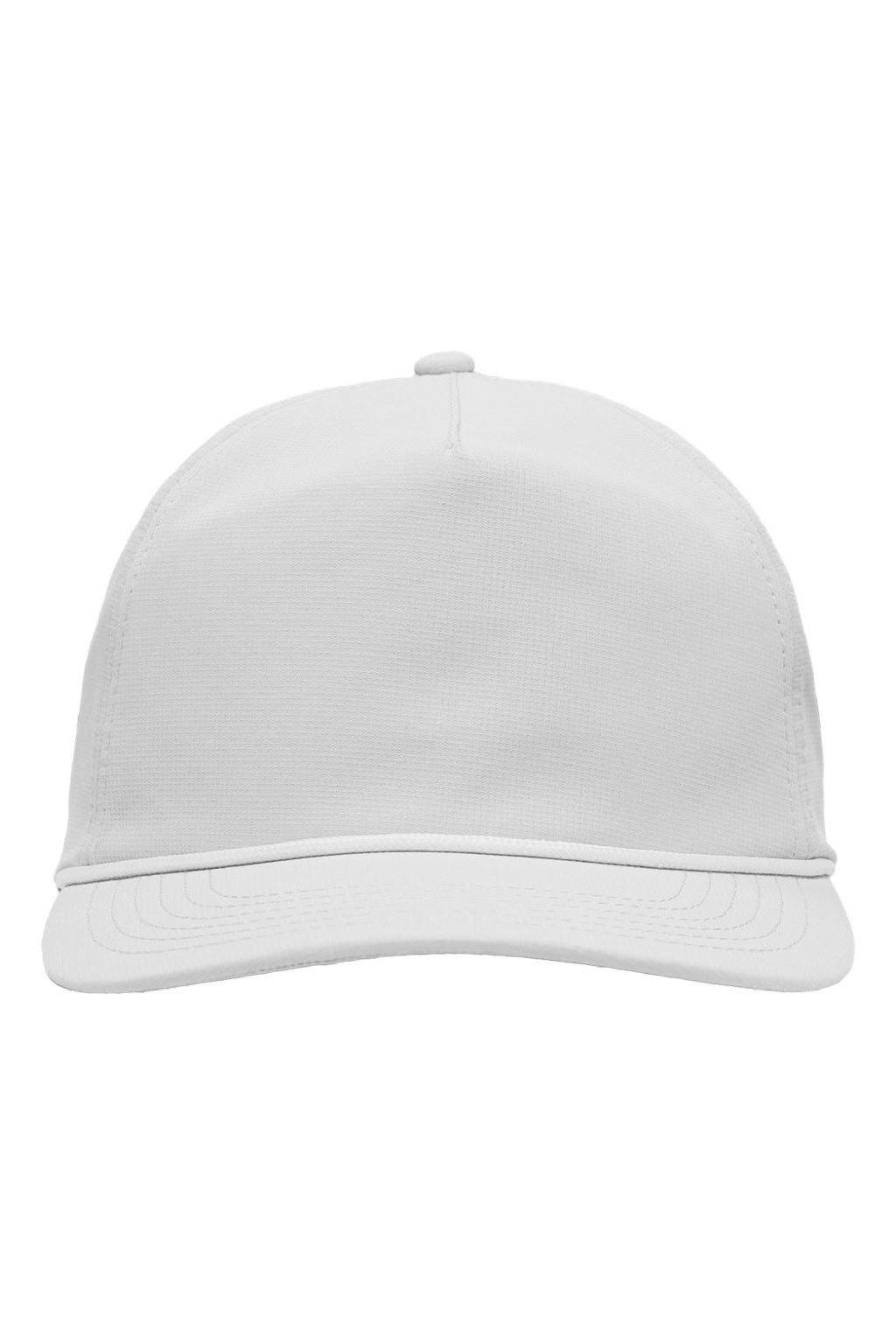 Sportsman Hats SP1200 Mens Ripstop Adjustable Hat White Flat Front