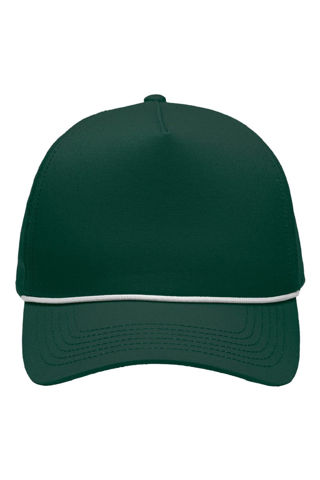 Sportsman Hats SP1300 Mens Rope Heritage Fit Snapback Hat Forest Green Flat Front