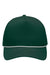 Sportsman Hats SP1300 Mens Rope Heritage Fit Snapback Hat Forest Green Flat Front