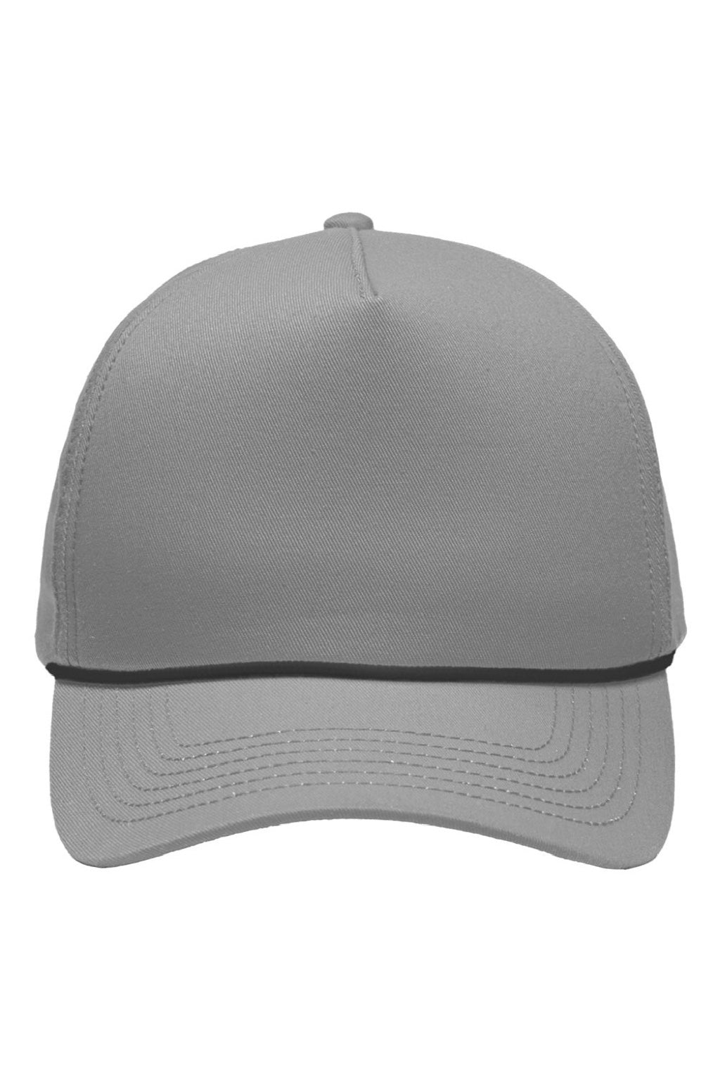 Sportsman Hats SP1300 Mens Rope Heritage Fit Snapback Hat Grey Flat Front