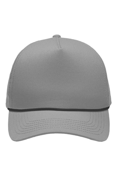 Sportsman Hats SP1300 Mens Rope Heritage Fit Snapback Hat Grey Flat Front