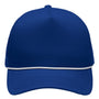 Sportsman Hats Mens Heritage Rope Moisture Wicking Snapback Hat - Royal Blue - New