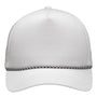 Sportsman Hats Mens Heritage Rope Moisture Wicking Snapback Hat - White - New