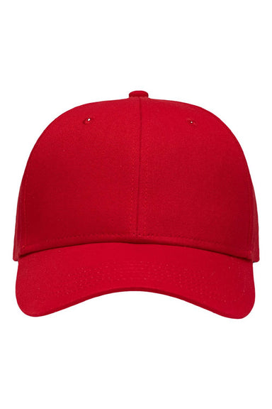 Sportsman Hats SP1400 Mens Lo Pro Traditional Snapback Trucker Hat Red Flat Front