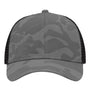 Sportsman Hats Mens Traditional Lo Pro Mesh Back Snapback Trucker Hat - Grey Camo/Black - Coming Soon